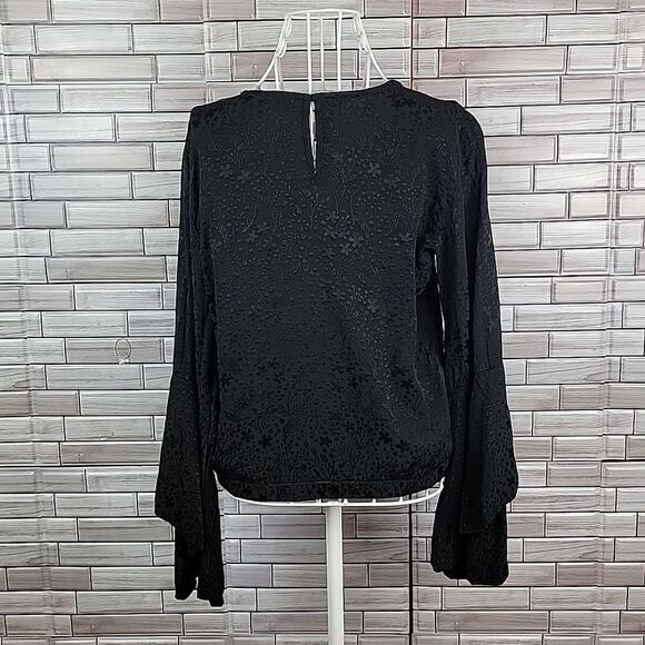 Willow and Clay jaquered print blouse Size S - Picture 7 of 11